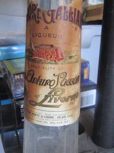 lot 256 image: vintage liquor bottle