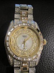 lot 3 image: Geneva Womens Watch beautiful face