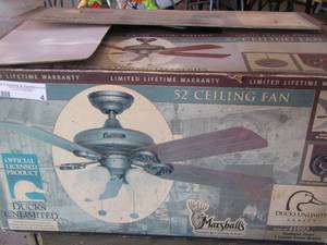 lot 4 image: 52 ducks unlimited ceiling fan NIB NEVER USED