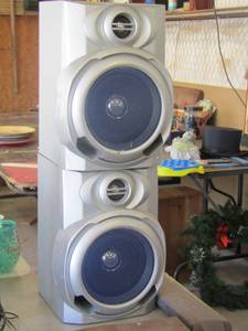lot 71 image: set of sharp speakers qty 2