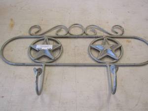 lot 136 image: western star wall hanger, used for coats or keys