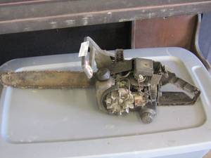 lot 149 image: chainsaw needs work