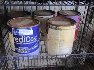 lot 155 image: used paint lot