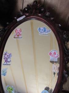lot 208 image: wall mirror, size unknown