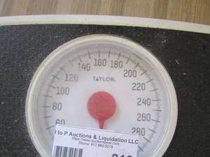 lot 216 image: bathroom scale