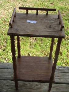 lot 219 image: 2 tier wooden table