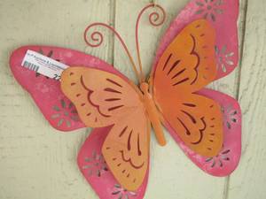 lot 220 image: butterfly wall art