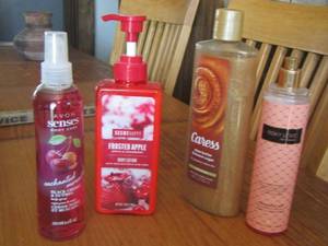 lot 239 image: soaps and lotions and sprays