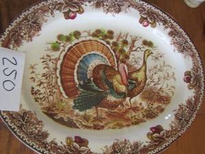 lot 250 image: turkey platter