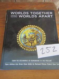 lot 252 image: worlds together -worlds apart book