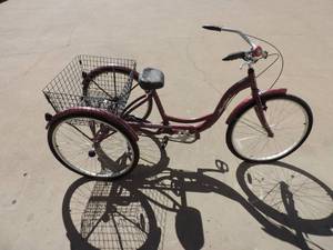 lot 74 image: Schwinn bike going to need new tires