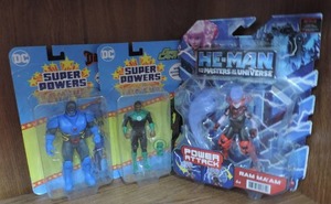 lot 136 image: DC figures and He-Man figure