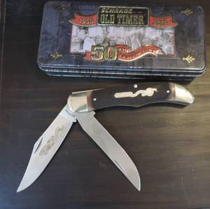 lot 140 image: Schrade Old Timer Knife  33OTANV Middleman Jack 50th Anniversary w Tin  Sealed