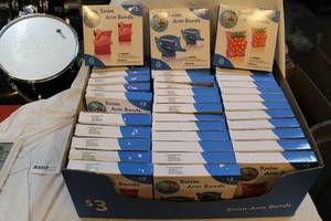 lot 192 image: 39 swim arm bands unopened