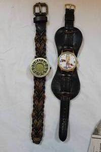 lot 227 image: Vtg ORIGINAL Spiro Agnew D.T. C. Watch ,and one with numbers around it see pic for details