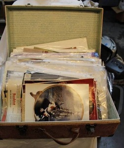 lot 235 image: Box full of vintage pictures and clippings took a lot of pic of some that is in the box
