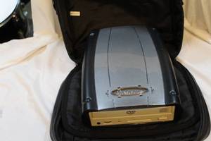 lot 279 image: Ikebana IEEE 1394 External DVD-RRW Drive External multimedia product  dont have a chords that go with it