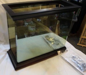 lot 320 image: Smoked mirrored glass tea light candle holder