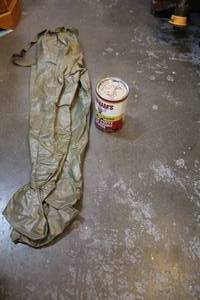 lot 350 image: Pants to wait in water and rock hard water putty