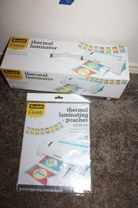 lot 30 image: Scotch Thermal Laminator and pouches