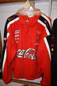 lot 94 image: Nascar Red Dale Earnhardt Coca-Cola jacket