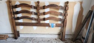 lot 124 image: Full size Headboard