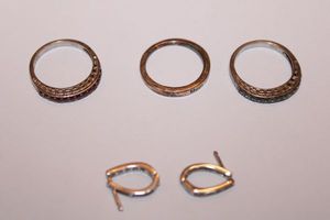 lot 150 image: Jewelry sterling silver marked 925 selections