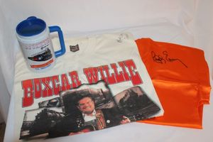 lot 28 image: Boxcar Willie Memorabilia including Autographed T-shirt and Ralph Emery Autographed Shirt