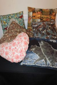 lot 59 image: Six Throw Pillows