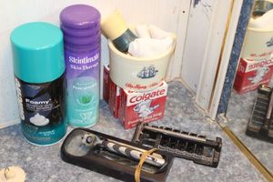 lot 56 image: Shaving Items including a Vintage Shaving mug and Refill Soaps