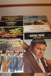 lot 51 image: Buck Owens and Roy Clark Vinyl Records