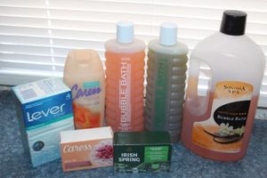 lot 73 image: Variety of Soap and Bubble Bath