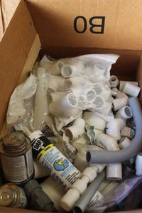 lot 151 image: Box of Plumbing Items