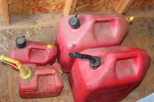 lot 154 image: Four Gas Cans