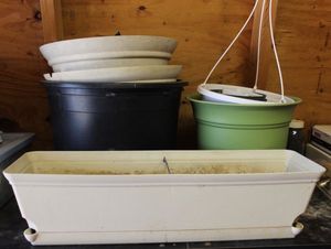 lot 171 image: Plastic Planters