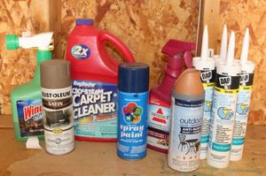 lot 176 image: Carpet Cleaner, Spray paint, Outdoor Window Wash and more