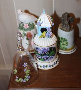 lot 210 image: Ceramic and Glass Bells