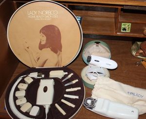 lot 243 image: Vintage Womens Torture Hair Removal Devices