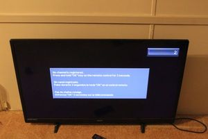 lot 255 image: Sanyo LCD 50 Television