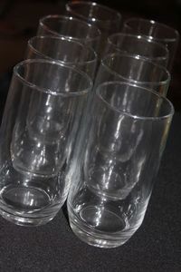 lot 132 image: Eight Clear Glasses