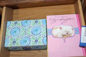 lot 233 image: Decorative Box and Greeting Cards