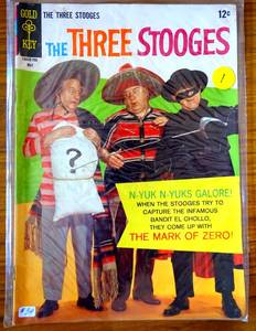 lot 1 image: RARE - 1967 THREE STOOGES MARK OF ZERO #34 VG GOLD KEY COMIC $$