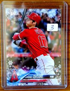 lot 3 image: HOT ROOKIE - SHOHEI OHTANI 2018 TOPPS WINTER #HMW17 ROOKIE CARD $$