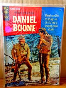 lot 12 image: VINTAGE 1967 GOLD KEY - FESS PARKER DANIEL BOONE COMIC - VG $$