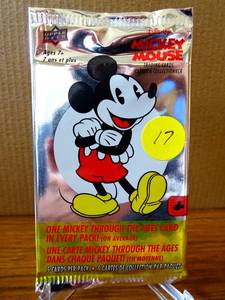 lot 17 image: 2021 UPPER DECK DISNEYS MICKEY MOUSE WAX PACK FACTORY SEALED