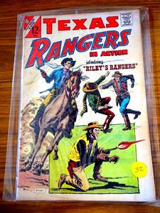 lot 32 image: VINTAGE Texas Rangers In Action. Charlton Comics. Rileys Rangers Vol. 1 No. 60, 1967