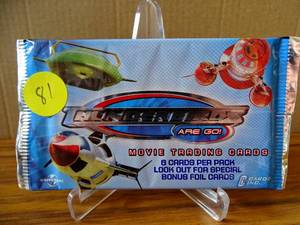 lot 81 image: SEALED Thunderbirds Premium Trading Cards Series I Pack
