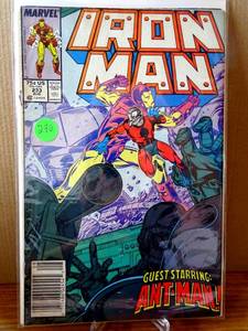 lot 270 image: Iron Man #233 (Aug, 1988) Guest-Starring Ant-Man Cassie Lang
