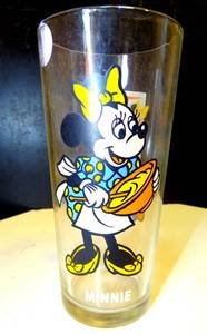 lot 119 image: MINNIE MOUSE PEPSI COLLECTOR SERIES GLASS - HAPPY BIRTHDAY MICKEY 1978 DISNEY $$