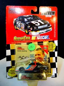 lot 131 image: RACING CHAMPIONS 1995 Preview Edition MARK MARTIN DieCast 164 NASCAR #6 Ford